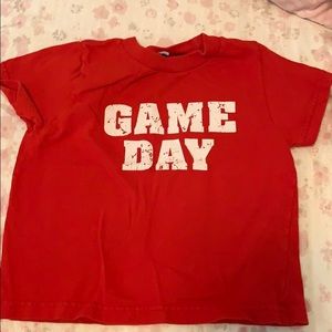 Red GAME DAY shirt